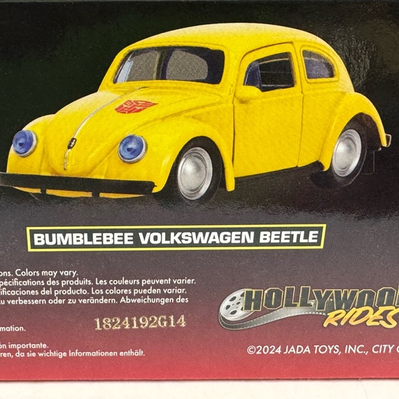 Jada Toys Transformers BUMBLEBEE VOLKSWAGEN BEETLE 1:32 - Picture 7 of 9